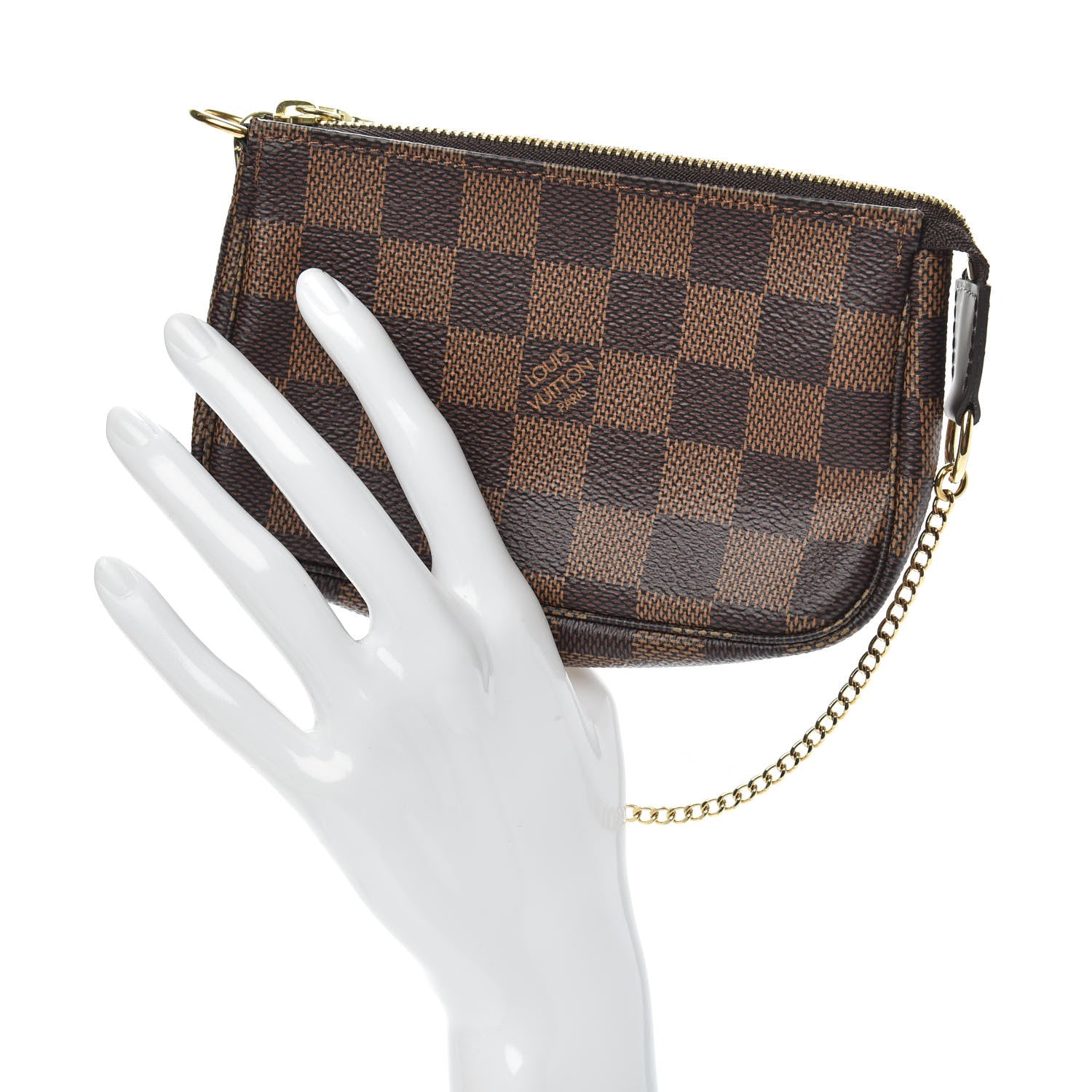 Louis Vuitton Damier Ebene Mini Pochette Accessories 2 of 8