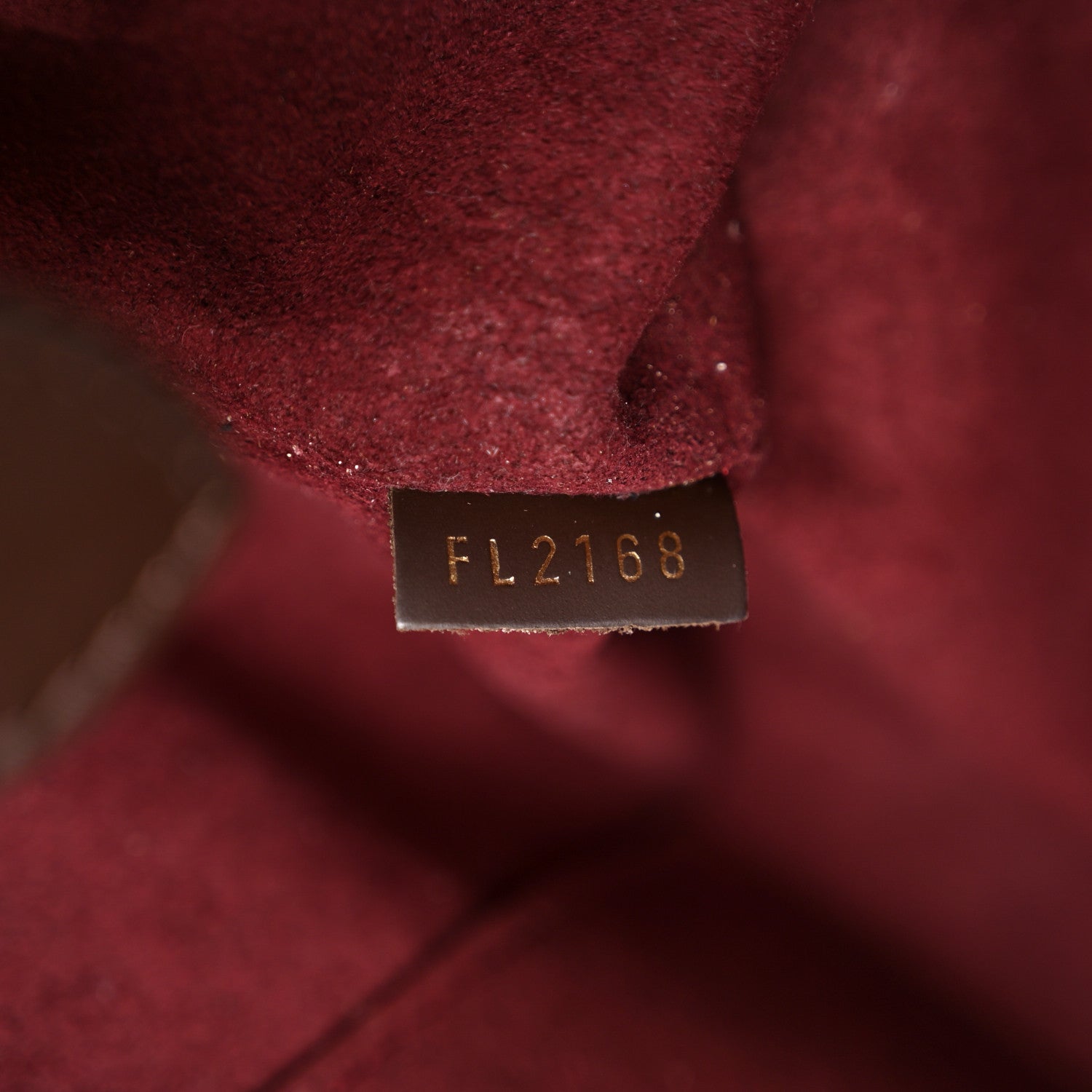 Louis Vuitton Damier Ebene Taurillon Jersey Bordeaux 7 of 14