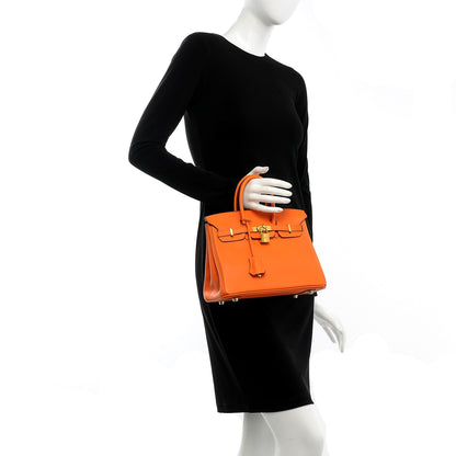 Hermes Swift Birkin 25 Orange 2 of 30
