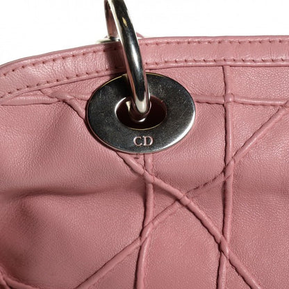 Christian Dior Lambskin Cannage Medium Granville Tote Pink 7 of 18