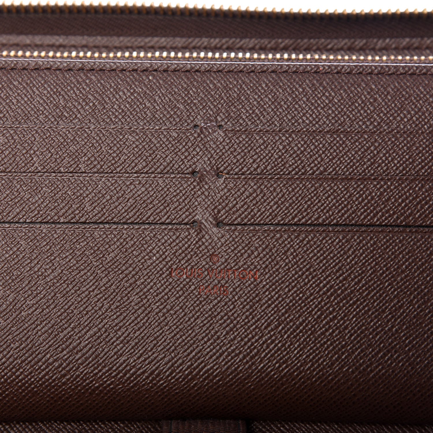 Louis Vuitton Damier Ebene Zippy Organizer Wallet 7 of 7
