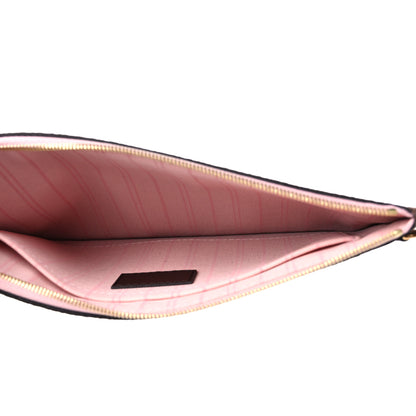 Louis Vuitton Damier Ebene Neverfull MM GM Pochette Rose Ballerine 5 of 7