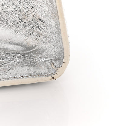 Christian Dior Metallic Calfskin Medium Diorever Flap Silver 16 of 22