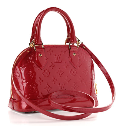 Louis Vuitton Vernis Alma BB Pomme D'Amour 3 of 8