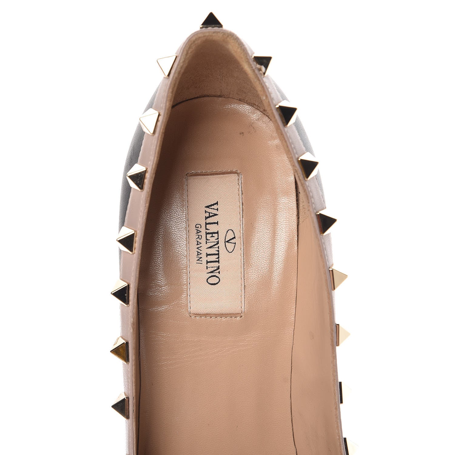 Valentino Garavani Nappa Rockstud 100mm Pumps 38 Black Poudre 7 of 14
