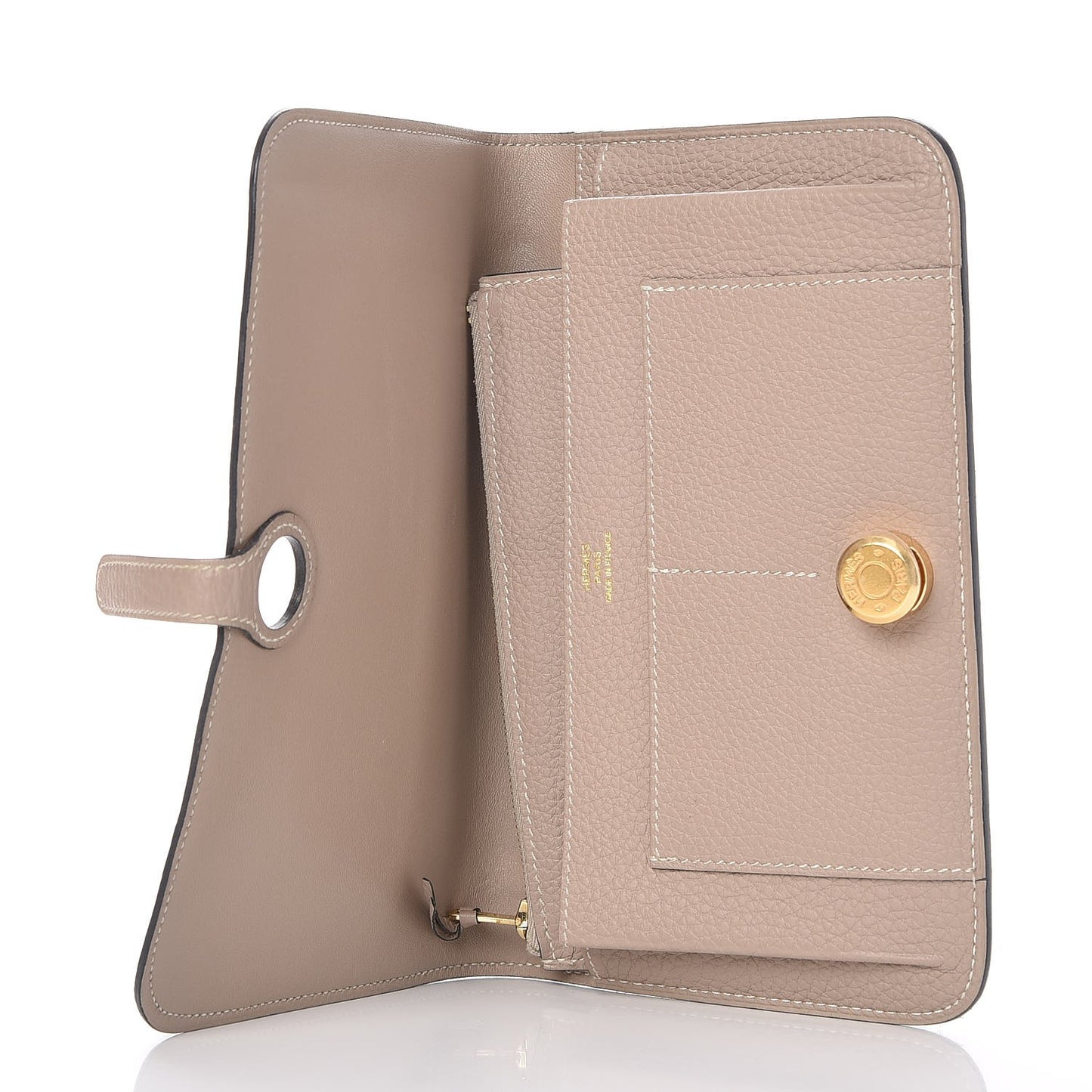 Togo Dogon Duo Wallet Gris Tourterelle