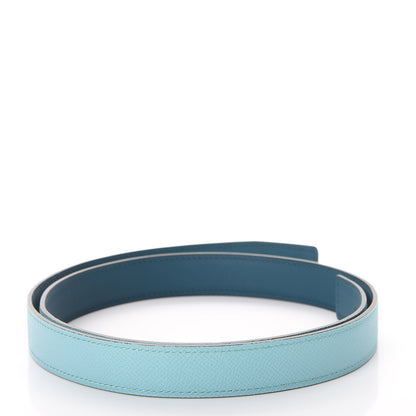 Hermes Epsom Swift 24mm Belt Strap 90 Colvert Bleu Atoll 2 of 6