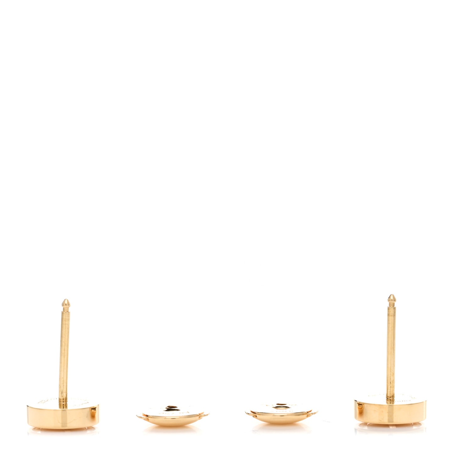 18K Yellow Gold LOVE Earrings