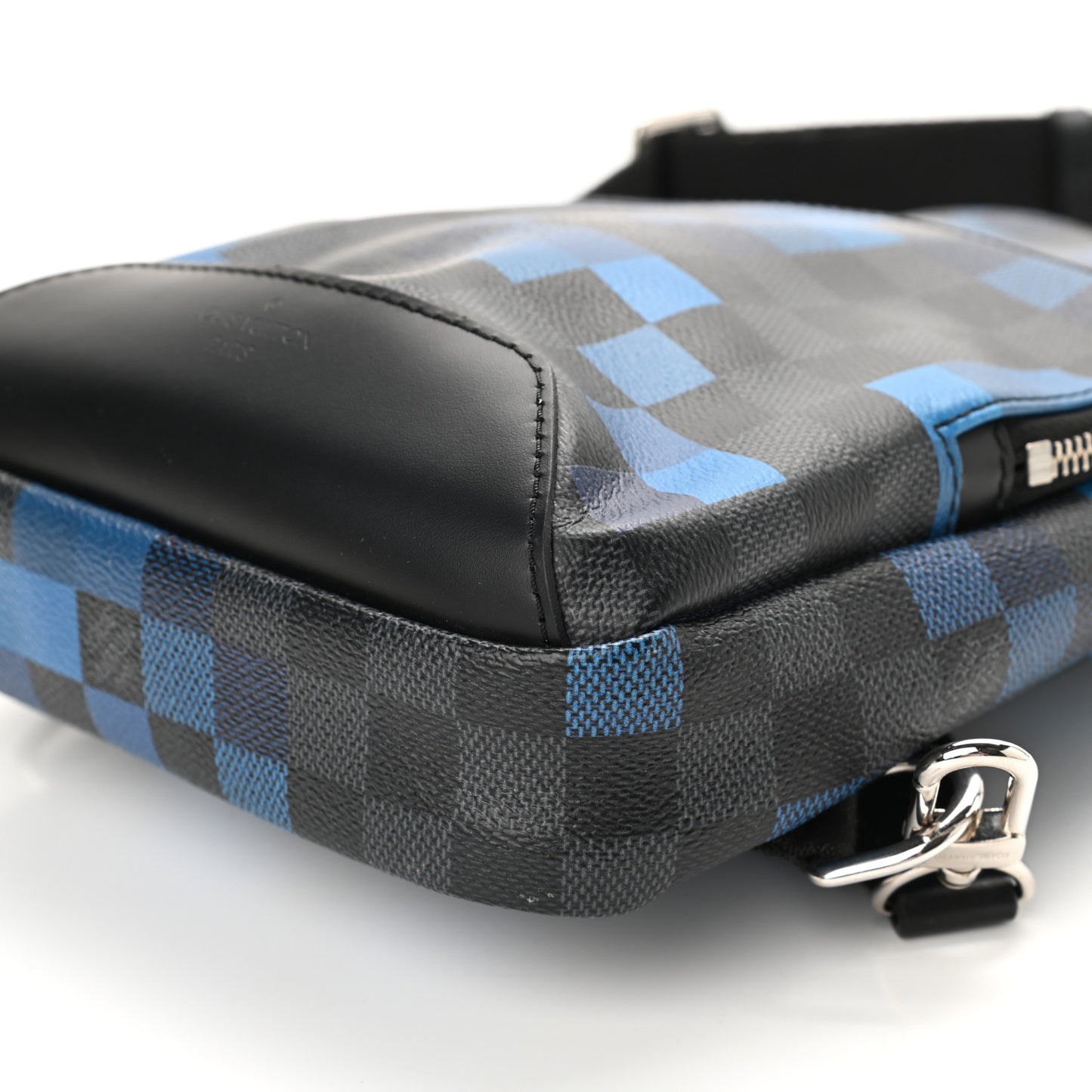 Damier Graphite Pixel Avenue Sling Backpack Blue