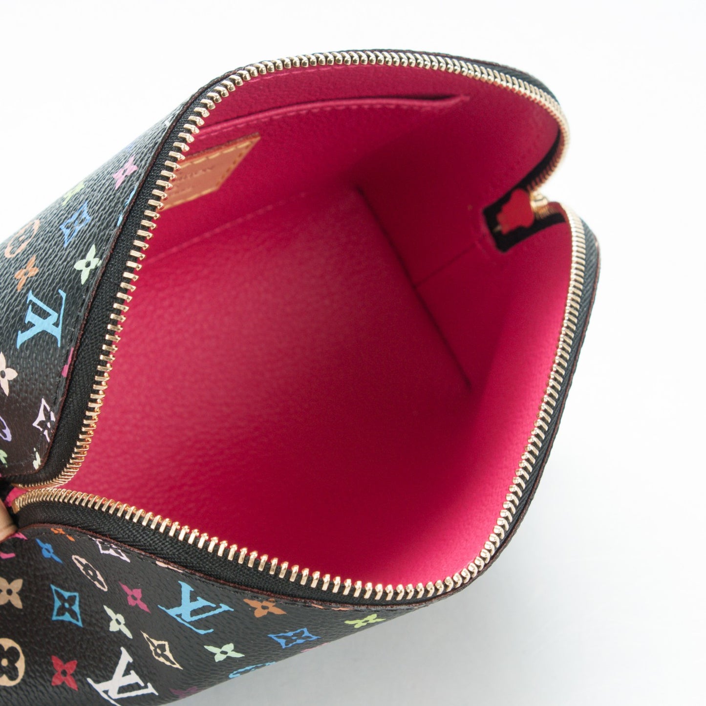 Monogram Multicolor Cosmetic Pouch Black Grenade