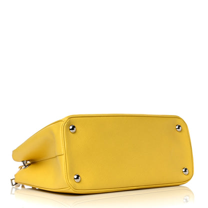 Prada Saffiano Small Galleria Double Zip Tote Soleil 3 of 12