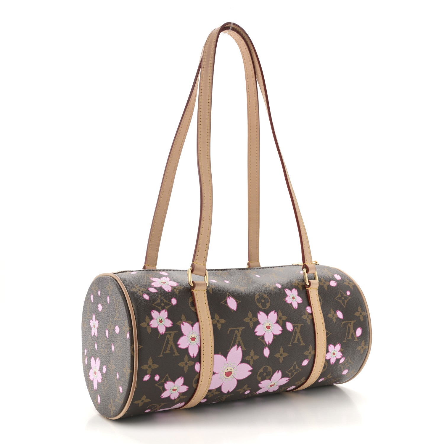 Louis Vuitton LV X TM Monogram Cherry Blossom Papillon Sakura Brown 4 of 14