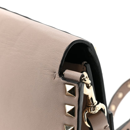 Valentino Garavani Vitello Rockstud Side Slip Crossbody Poudre 16 of 17