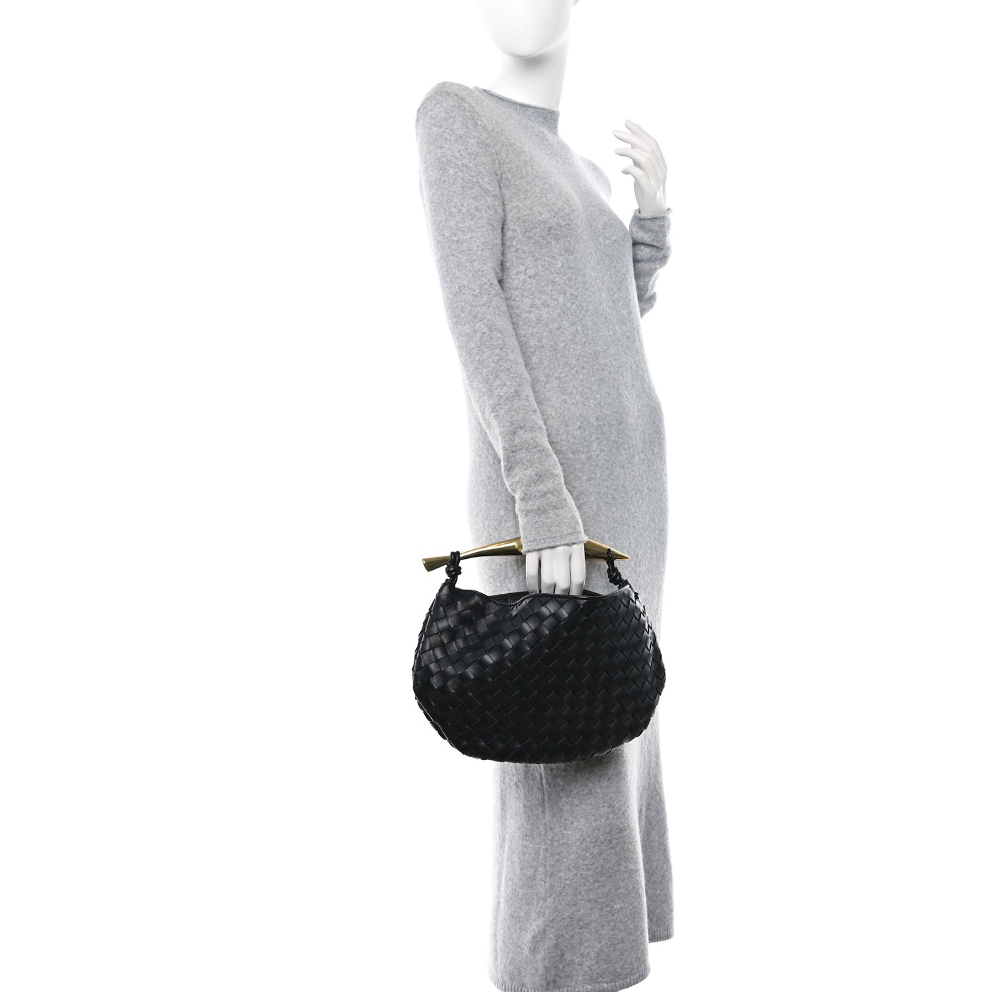 Nappa Intrecciato Sardine Bag Black