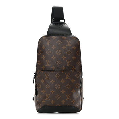 Louis Vuitton Monogram Macassar Avenue Sling Bag 1 of 10