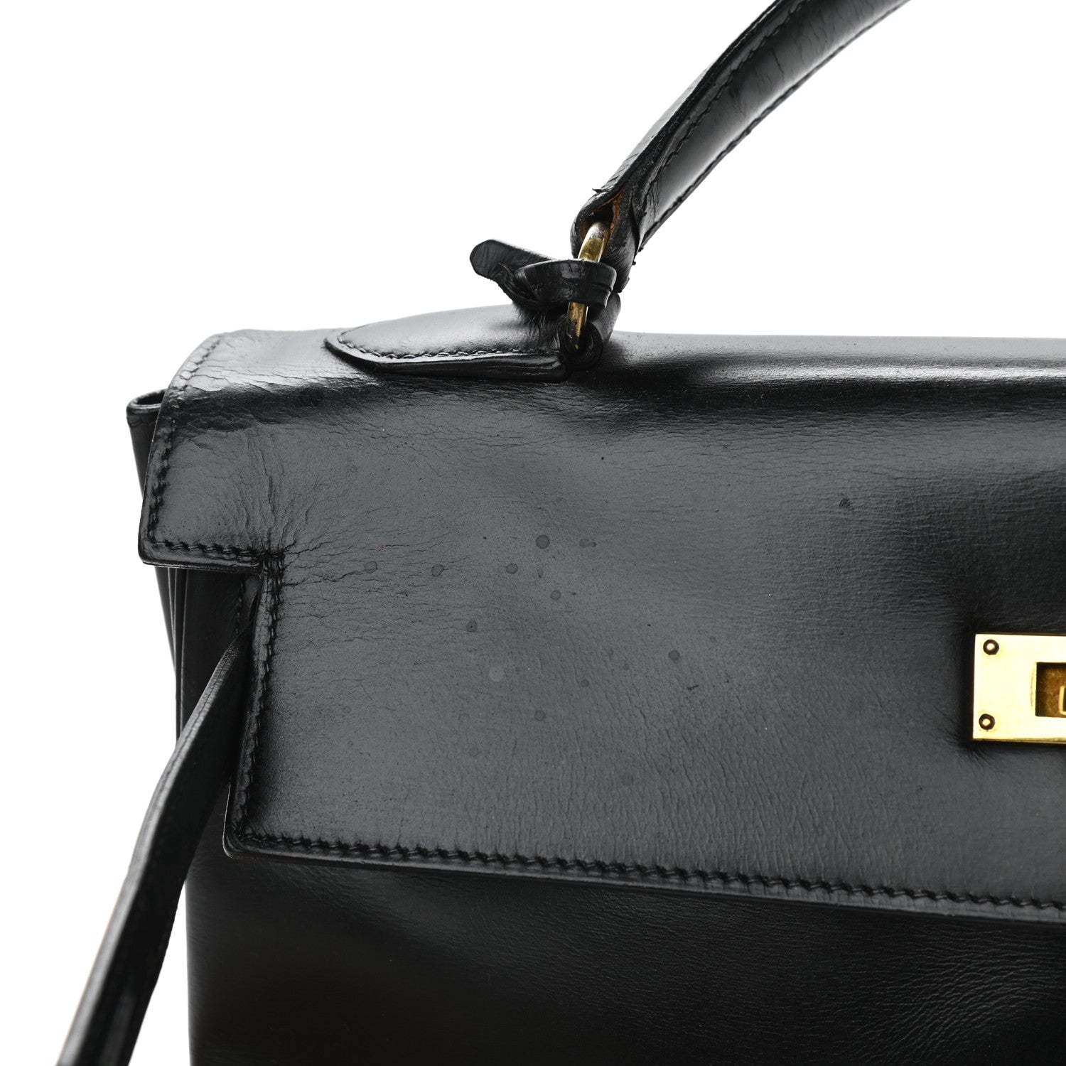 Hermes Box Kelly Retourne 32 Black 21 of 22