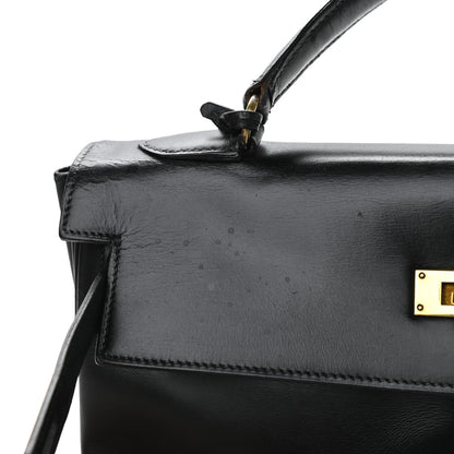 Hermes Box Kelly Retourne 32 Black 21 of 22