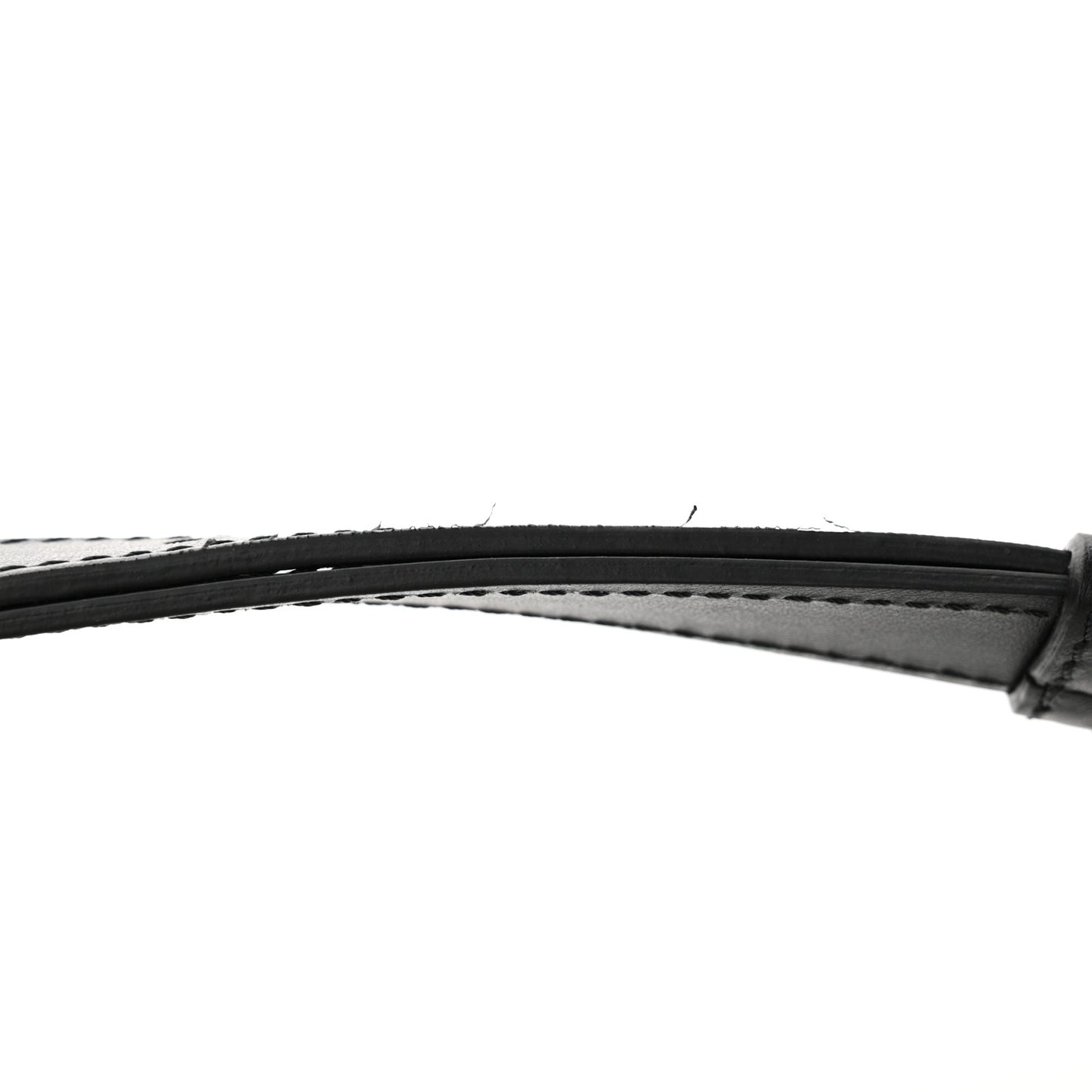 Calfskin Quilted Waist Belt Bag Black