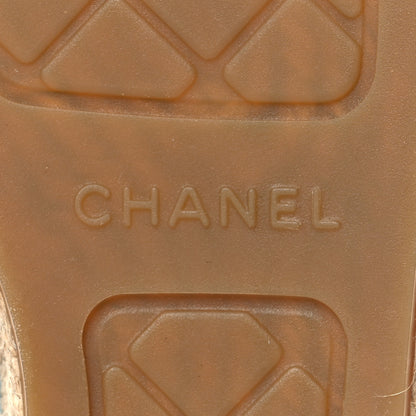 Chanel Mixed Fibers Jacquard Lambskin CC Espadrilles 41 Turquoise White 9 of 11