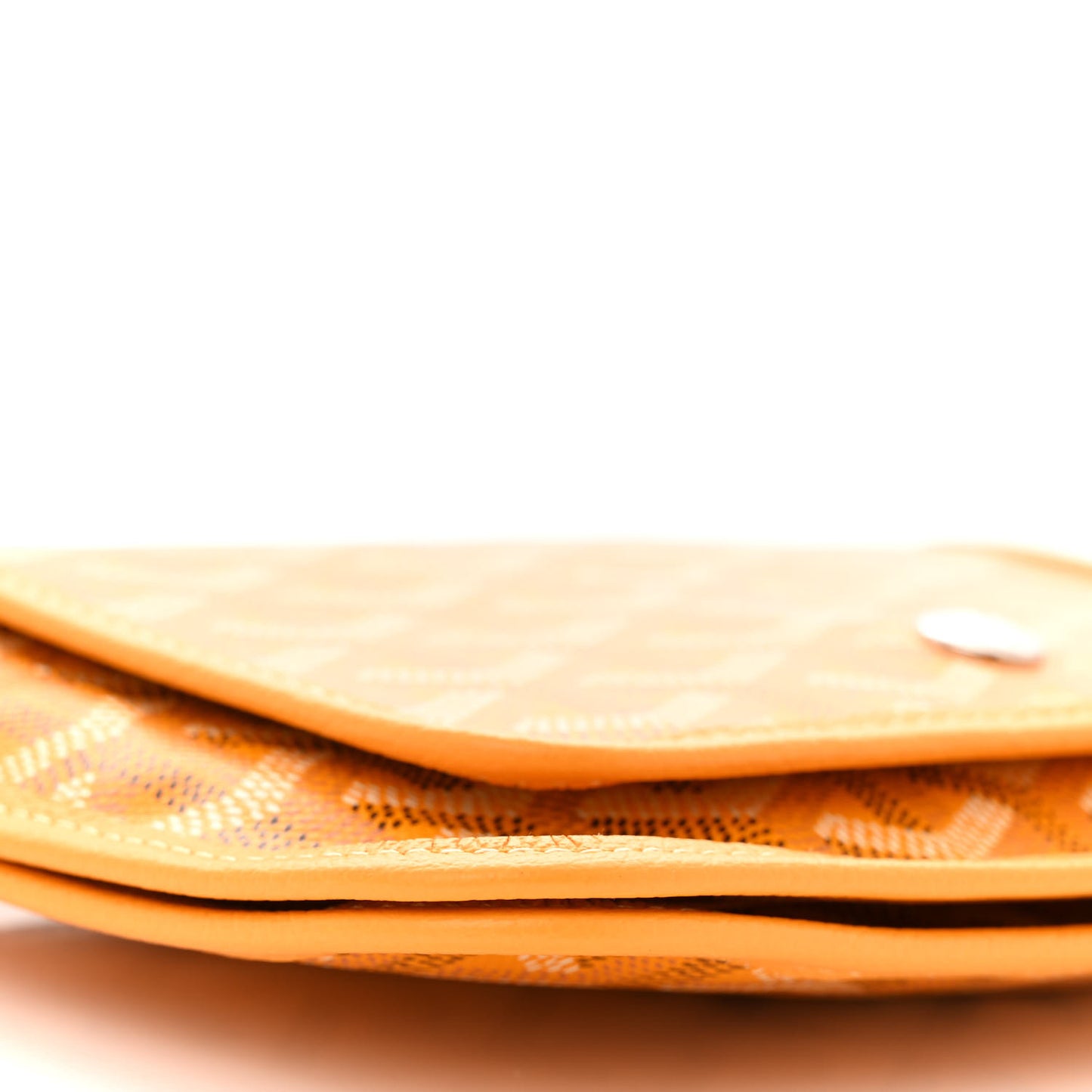 Goyardine Plumet Wallet Clutch Yellow