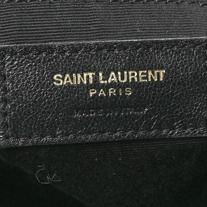 Saint Laurent Lambskin Matelasse Monogram Joe Backpack Black 5 of 11