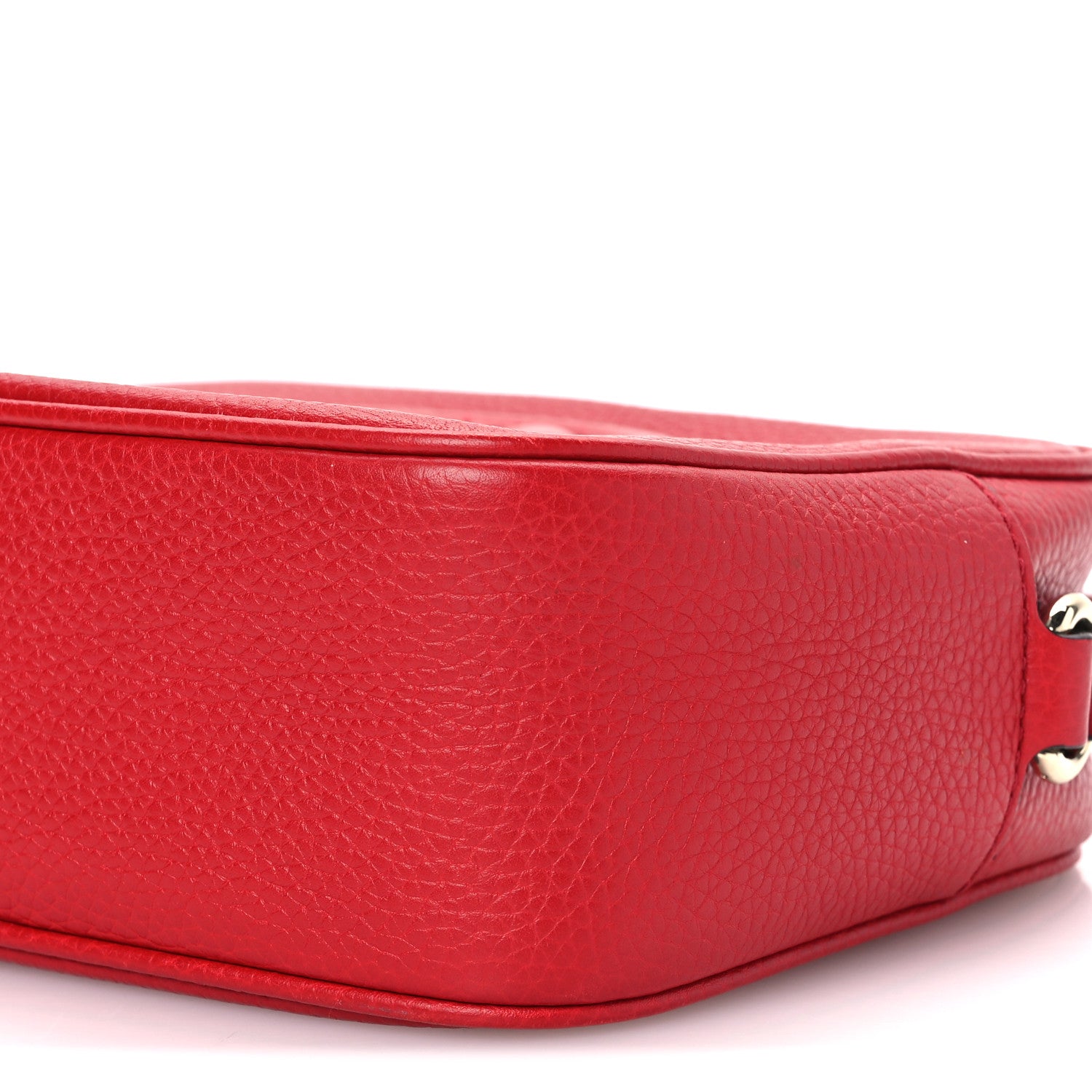 Gucci Pebbled Calfskin Small Soho Disco Bag Tabasco Red 11 of 11