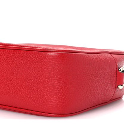 Gucci Pebbled Calfskin Small Soho Disco Bag Tabasco Red 11 of 11