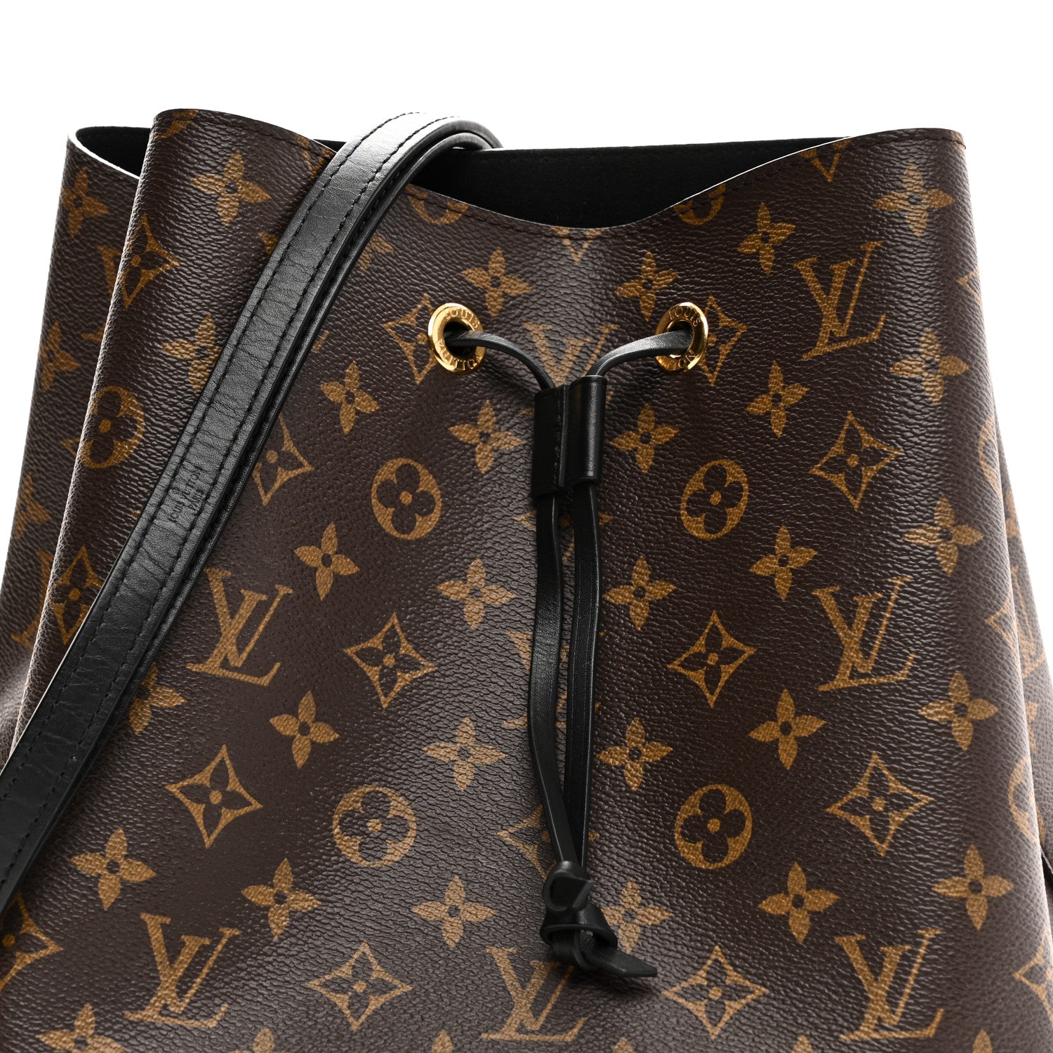 Louis Vuitton Monogram Neonoe MM Black 7 of 9