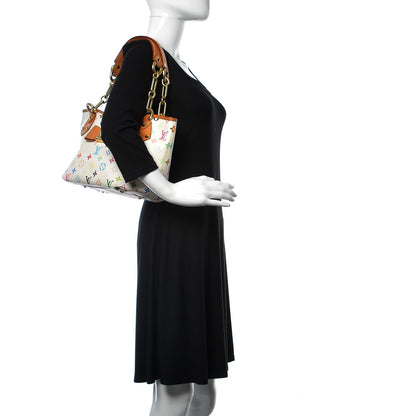 Louis Vuitton Monogram Multicolor Annie MM White 2 of 13
