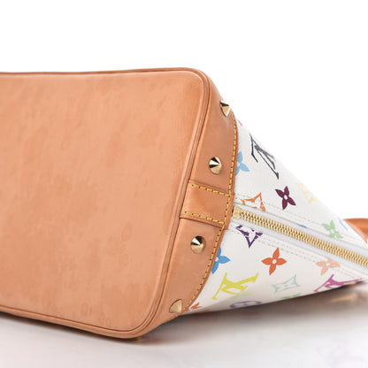 Louis Vuitton Monogram Multicolor Alma White 7 of 9
