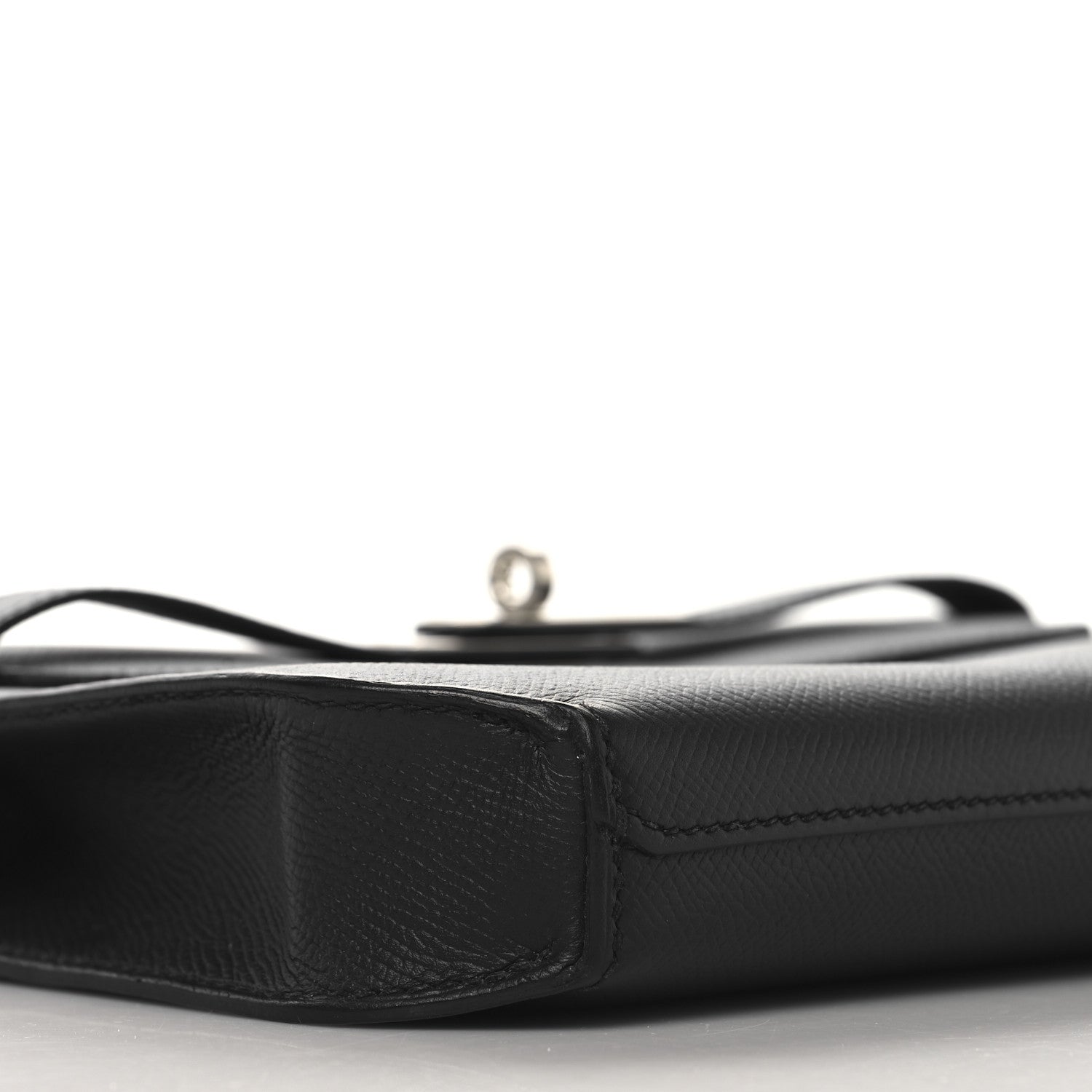 Hermes Epsom Kelly Depeches 25 Pouch Black 9 of 11