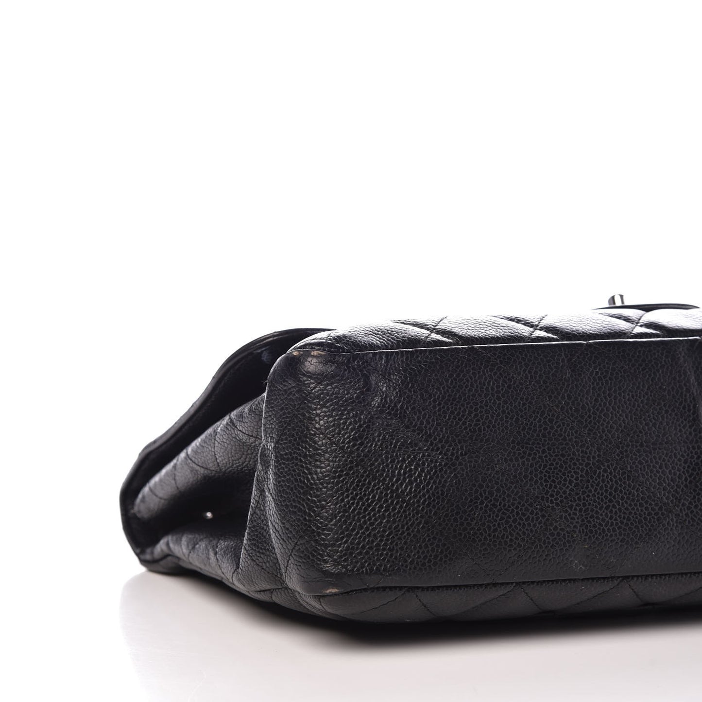Caviar Quilted Jumbo Single Flap Black