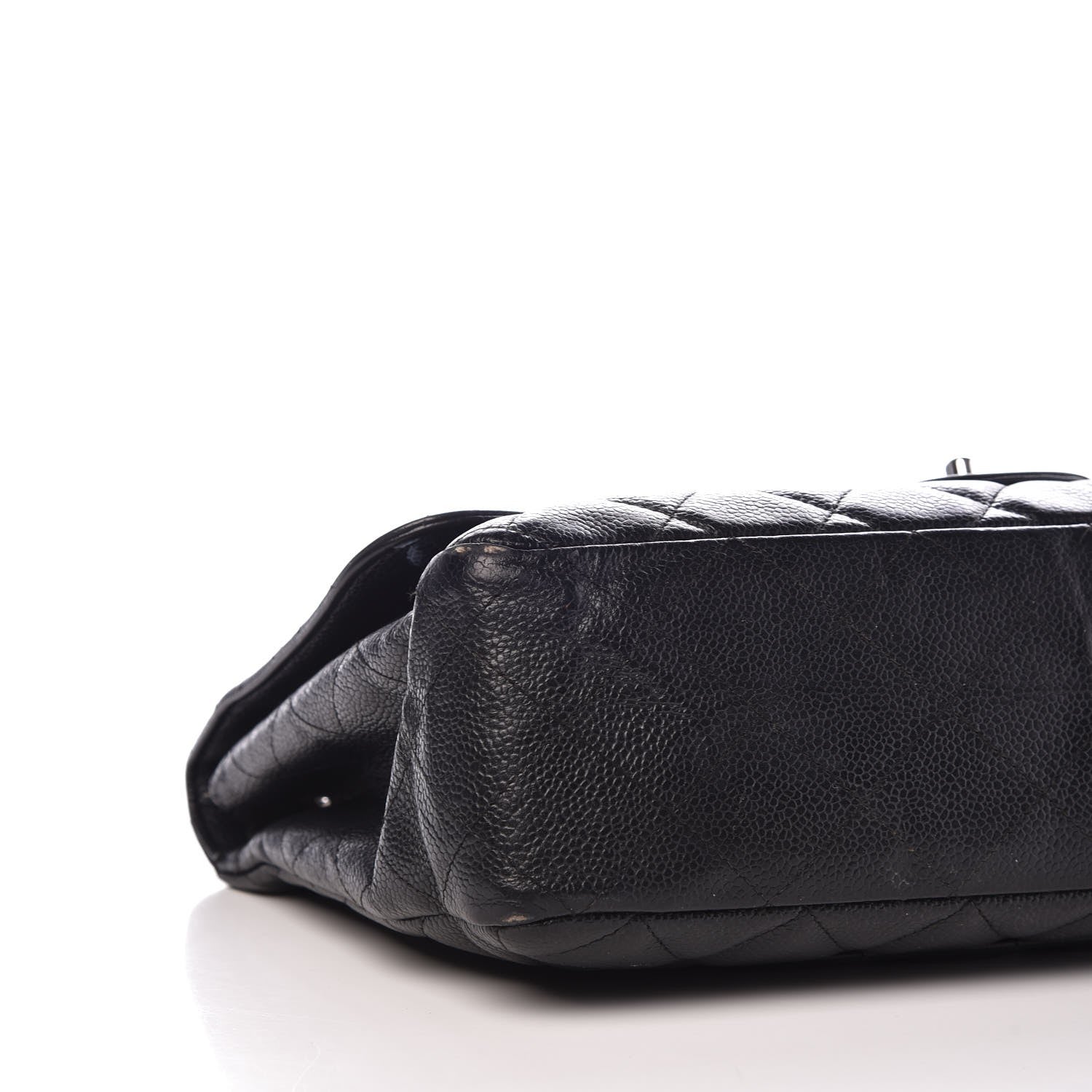 Chanel Caviar Quilted Jumbo Single Flap Black 15 of 18