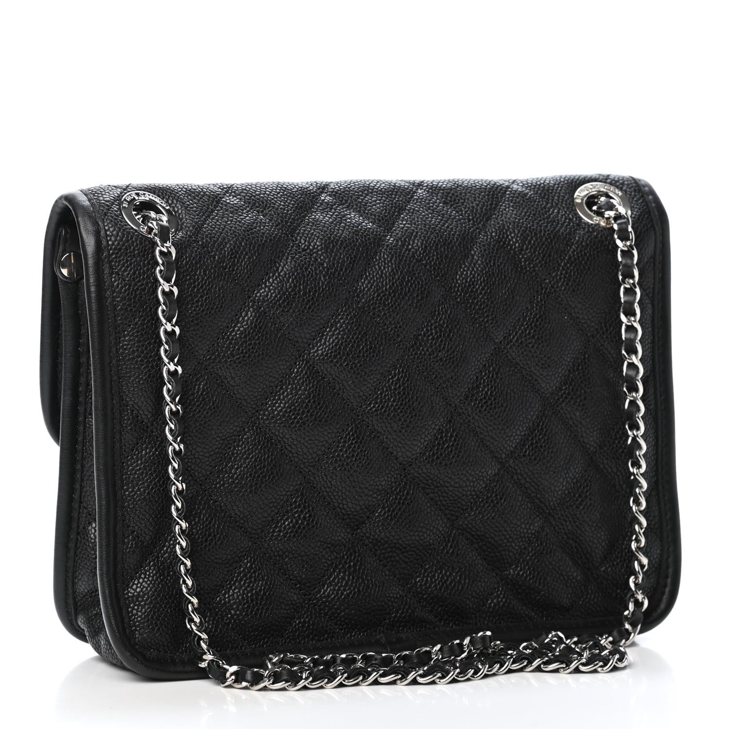 Chanel Caviar Quilted Mini French Riviera Flap Black 2 of 4