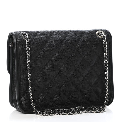 Chanel Caviar Quilted Mini French Riviera Flap Black 2 of 4