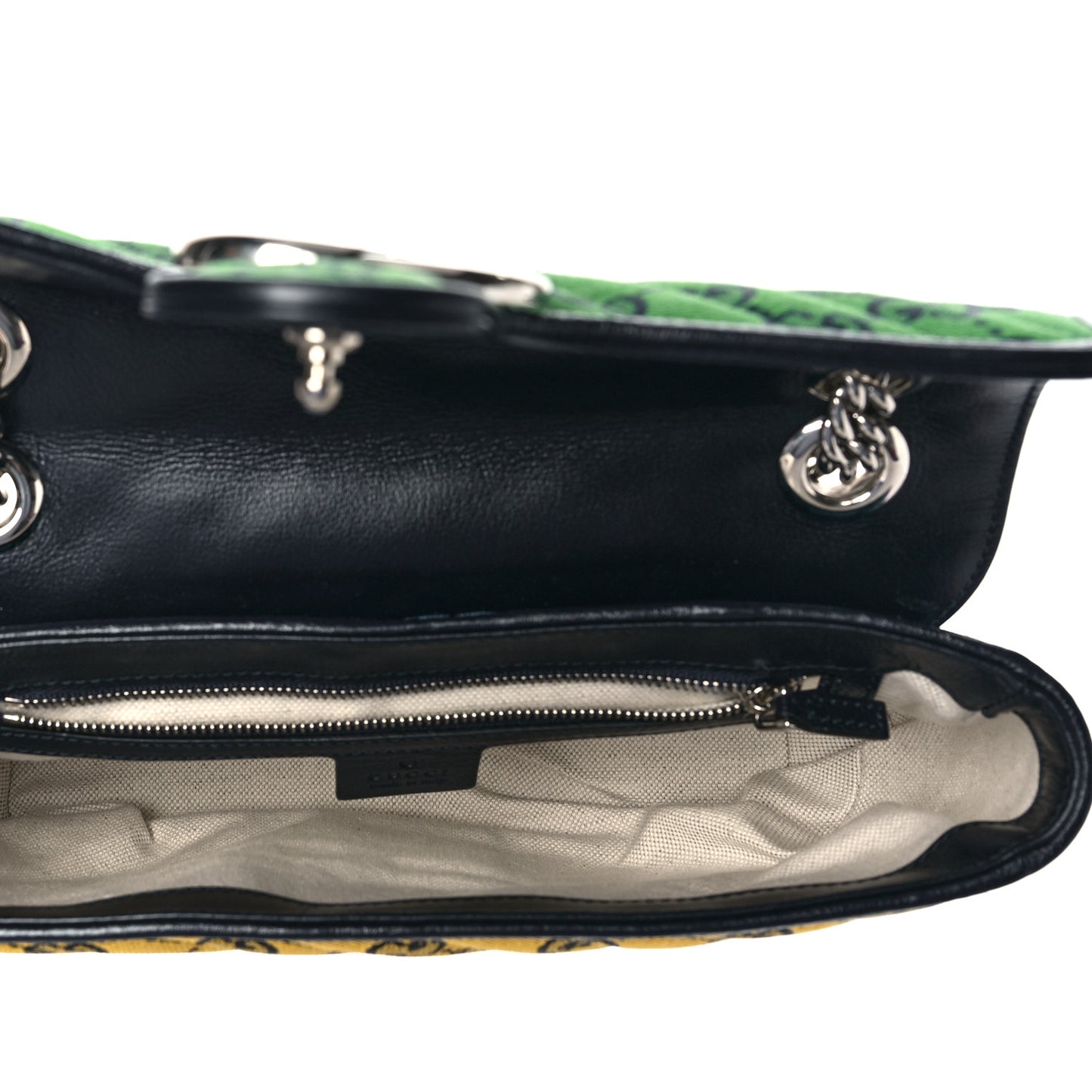 Monogram Multicolor Matelasse Diagonal Small GG Marmont Shoulder Bag Green Blue Yellow Light Blue Pink