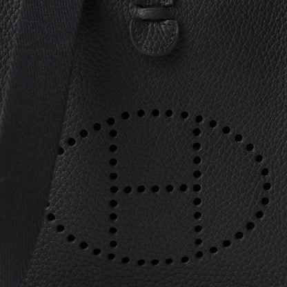 Hermes Taurillon Clemence Evelyne TPM Black 10 of 10