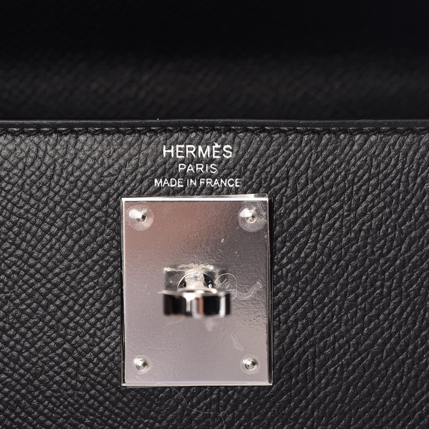 Hermes Epsom Kelly Sellier 28 Black 13 of 40
