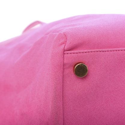 Saint Laurent Calfskin Suede Reversible East West Shopper Tote Fuchsia 13 of 21