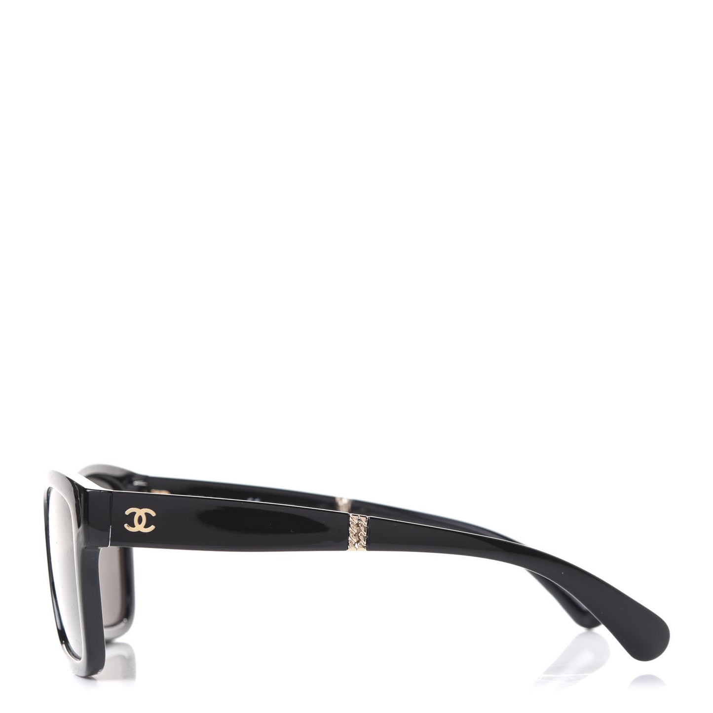 Acetate Metal Polarized Square Folding Sunglasses 6053 Black Black