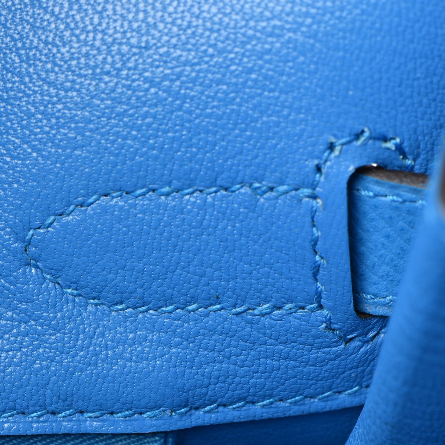 Epsom Birkin 30 Bleu Zanzibar
