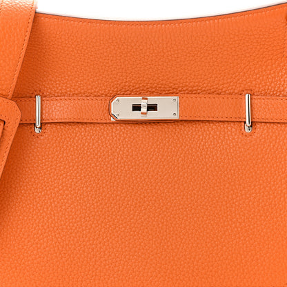 Hermes Taurillon Clemence Jypsiere 28 Orange 8 of 12