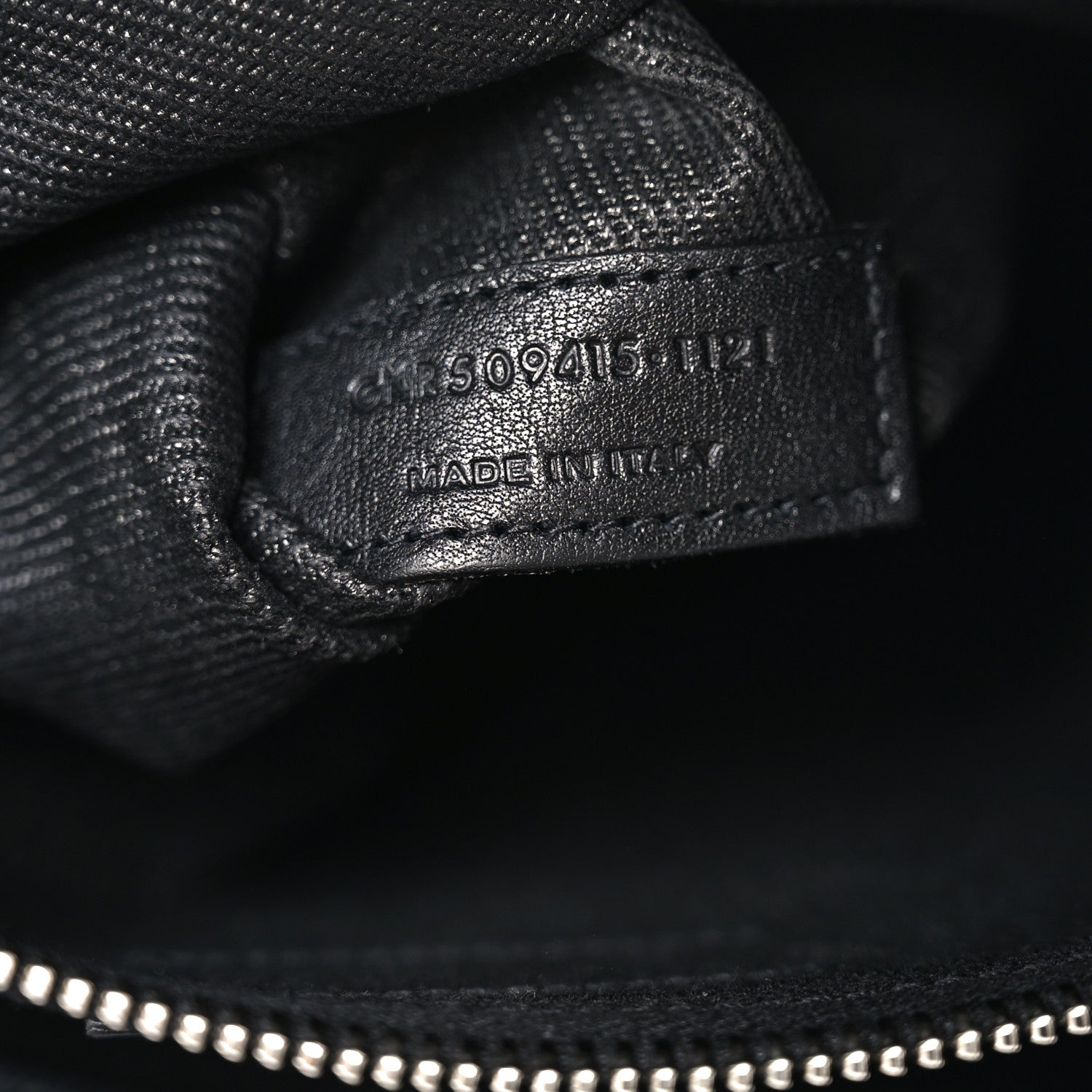 Saint Laurent Linen Calfskin Rive Gauche Tote Black 7 of 10