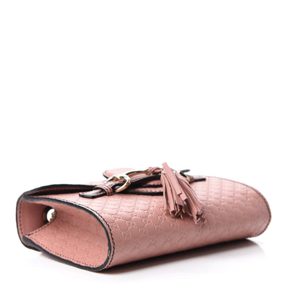 Gucci Microguccissima Mini Emily Shoulder Bag Soft Pink 4 of 10