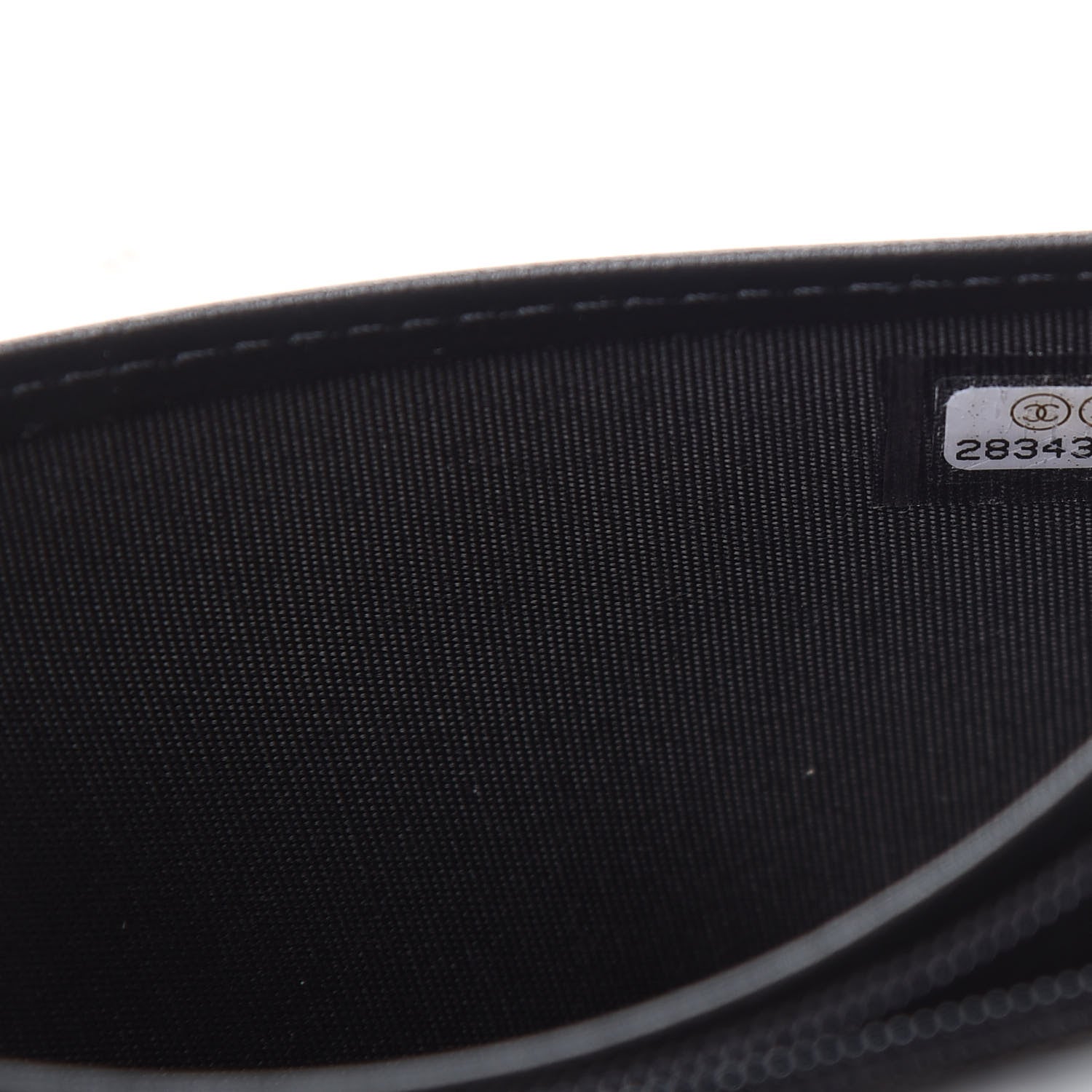Chanel Caviar Quilted Boy Yen Wallet Black 8 of 9