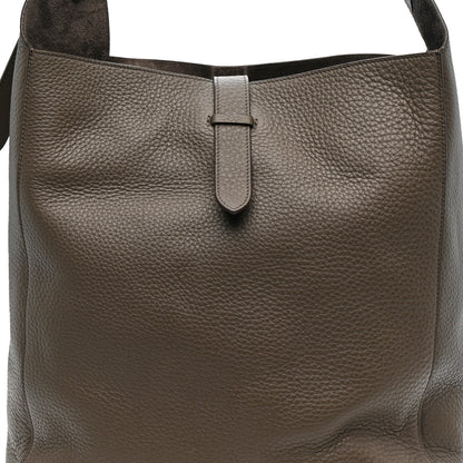 The Row Grained Calfskin Blake Hobo Elephant 11 of 15
