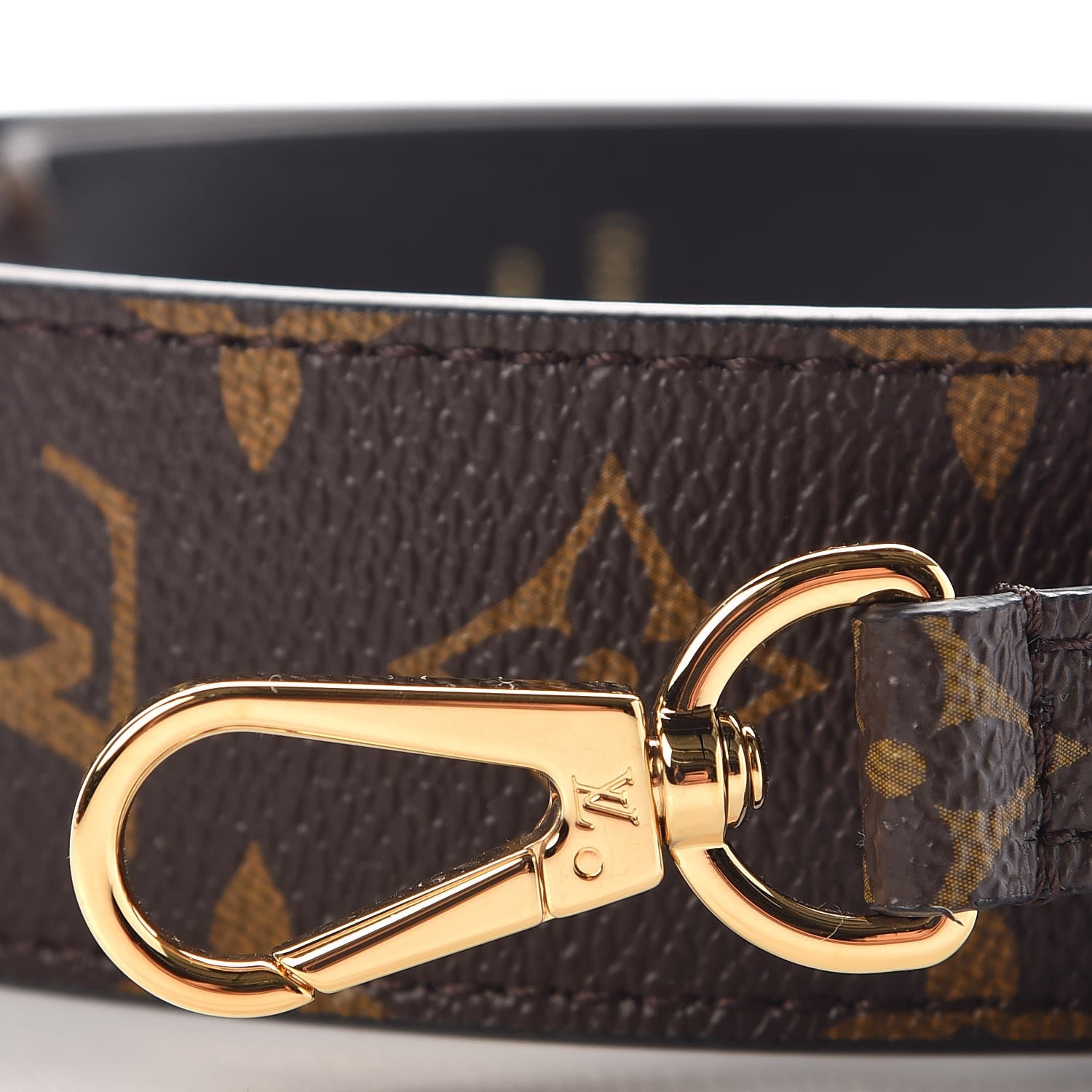 Louis Vuitton Monogram Bandouliere Shoulder Strap Black 3 of 6