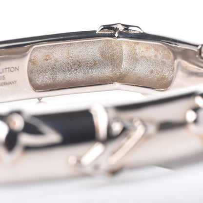 Louis Vuitton Brass Family Bangle S Silver 7 of 10