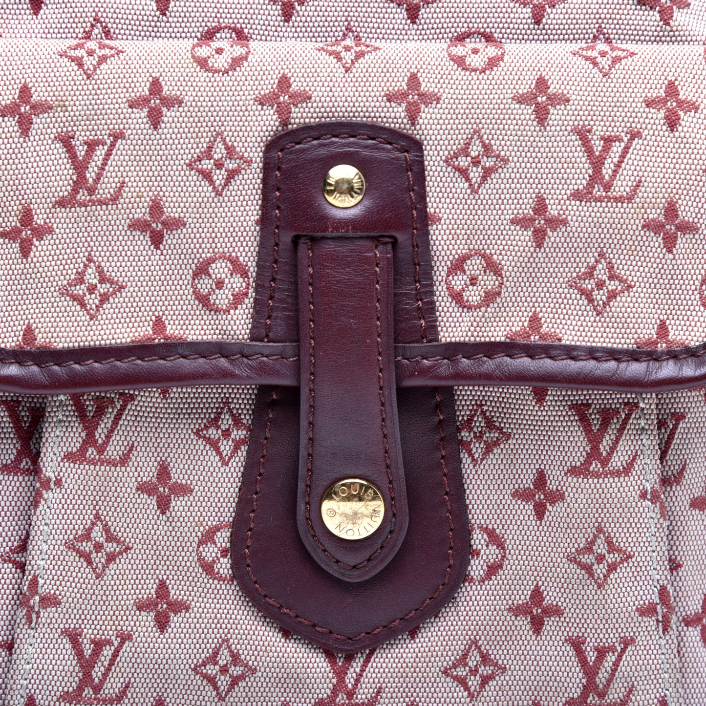 Mini Monogram Besace Mary Kate Cherry