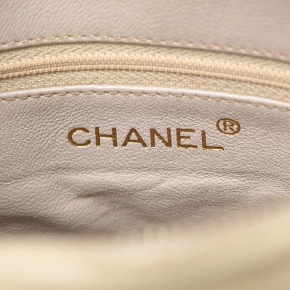 Chanel Caviar Quilted Shoulder Bag Beige Clair 6 of 19
